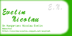 evelin nicolau business card